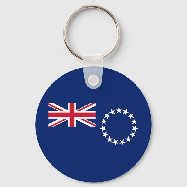 Cook Islands Flag Key Ring (Front)
