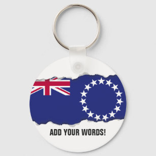 Cook Islands flag Key Ring