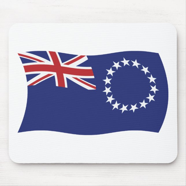 Cook Islands Flag Mousepad (Front)