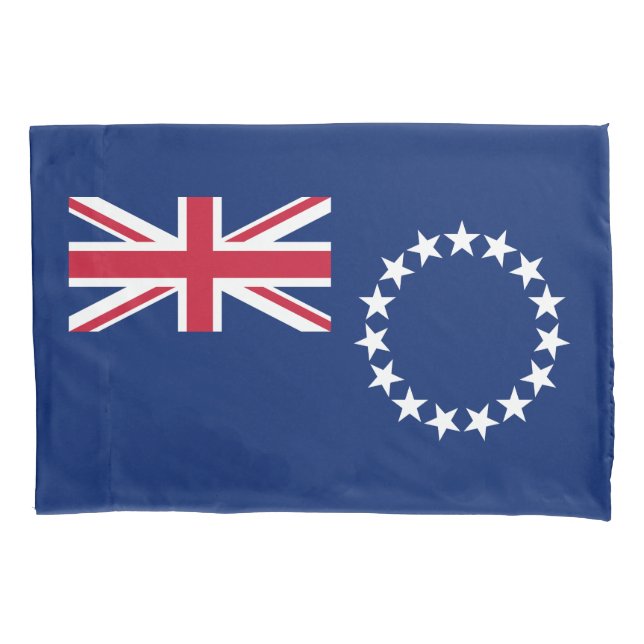 Cook Islands Flag Pillowcase (Front)