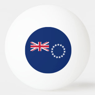 Cook Islands Flag Ping Pong Ball