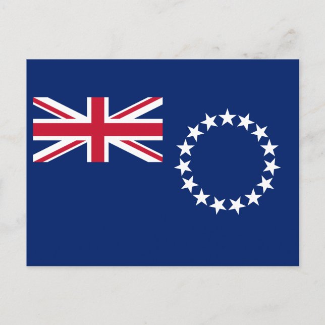 Cook Islands Flag Postcard (Front)