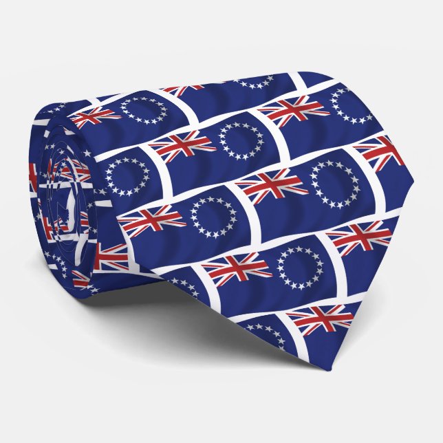 Cook Islands Flag Tie (Rolled)
