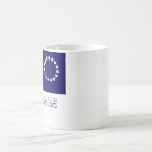 Cook Islands Flag with Name Coffee Mug