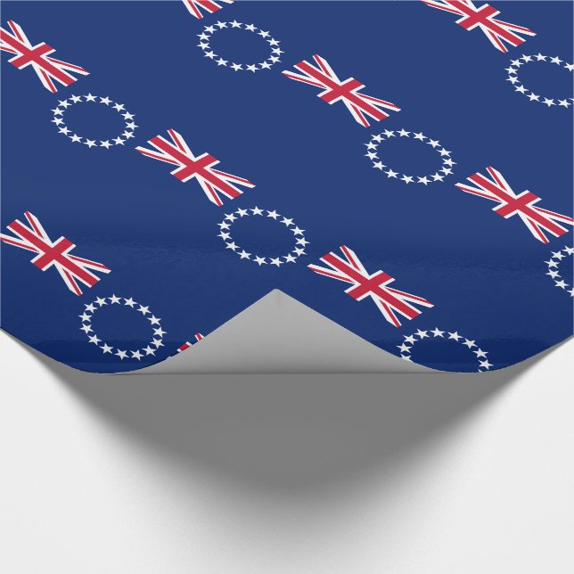 Cook Islands Flag Wrapping Paper (Corner)