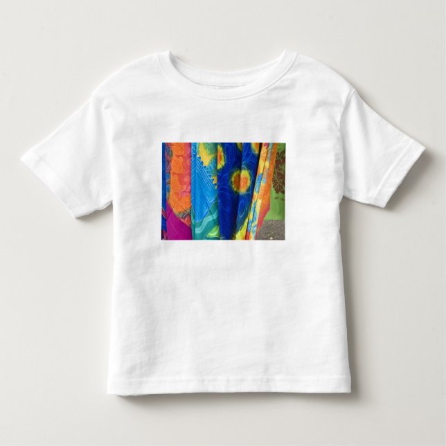 Cook Islands, Rarotonga. Batik cloth Punanga Nui Toddler T-Shirt (Front)