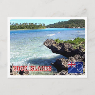 Cook Islands - Rarotonga Beach - Postcard