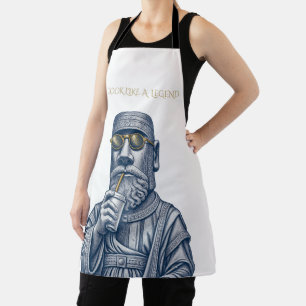 Cook Like a Legend Vintage Art Kitchen Apron