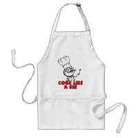 Cook Like a Sir MEME Apron