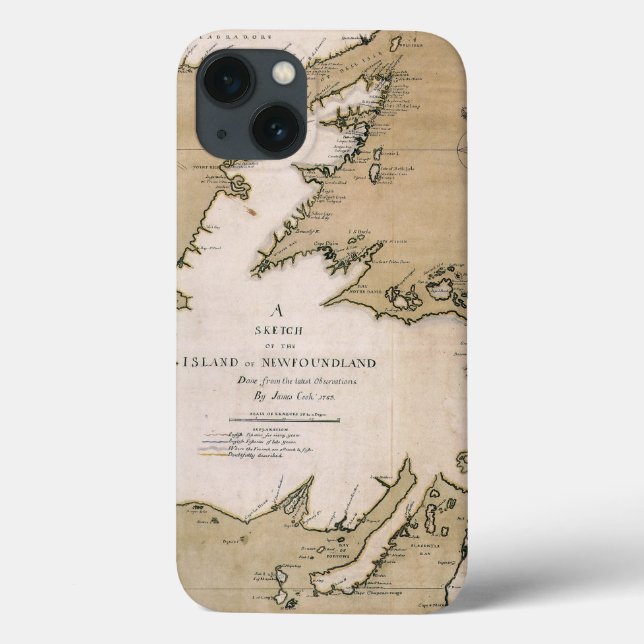 COOK: NEWFOUNDLAND, 1763 Case-Mate iPhone CASE (Back)