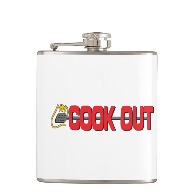Cook Out (restaurant) Hip Flask (Front)