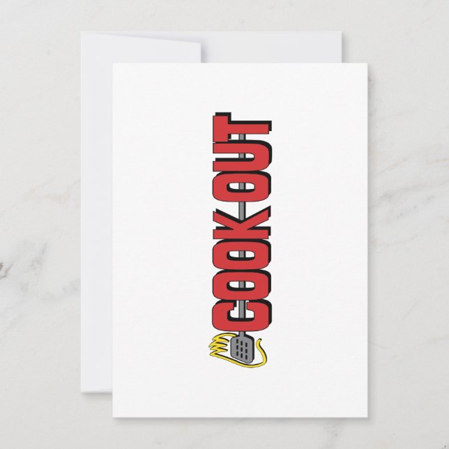 Cook Out (restaurant) Invitation (Front)