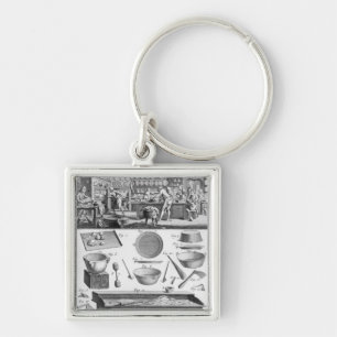 Cook, Pastrycook, Caterer Key Ring
