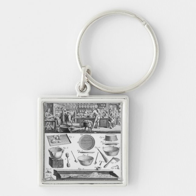 Cook, Pastrycook, Caterer Key Ring (Front)