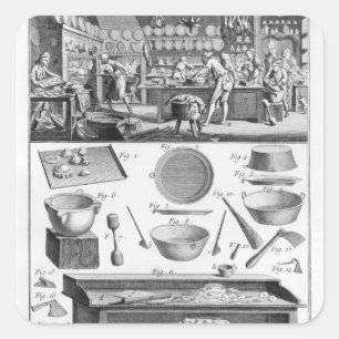 Cook, Pastrycook, Caterer Square Sticker