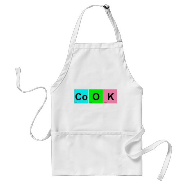 CoOK Squares Table of Elements Standard Apron (Front)