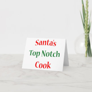 Cook Top Notch Holiday Card