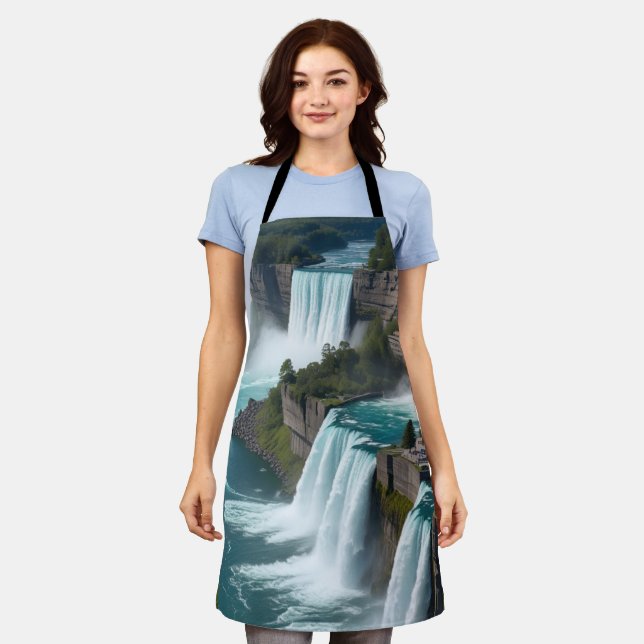 "Cook with a View – Niagara Falls Panorama " Apron (Worn)