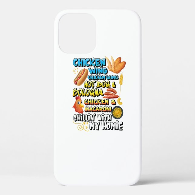 Cooked Chicken Wing Chicken Wing Hot Dog Bologna M Case-Mate iPhone Case (Back)