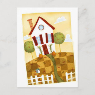 cooked house postcard