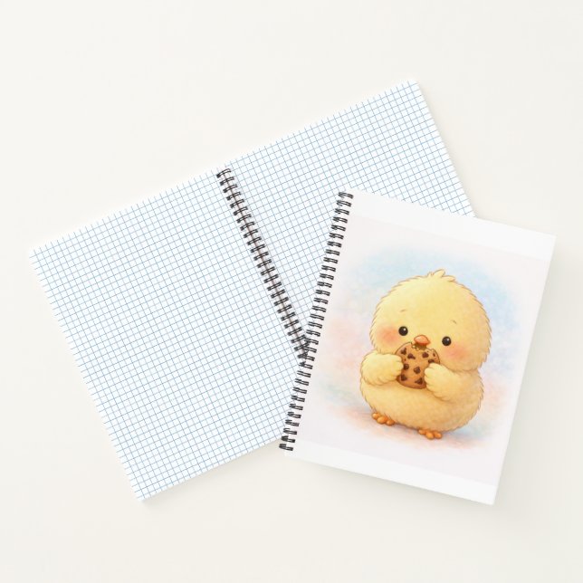 Cookie Alma Cute Chick Notebook (Inside)
