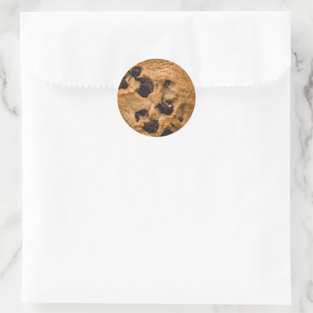 Cookie | Baked Goods Classic Round Sticker (Bag)