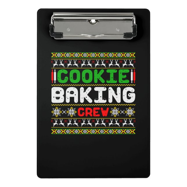 Cookie Baking Crew-50000 Mini Clipboard (Front)