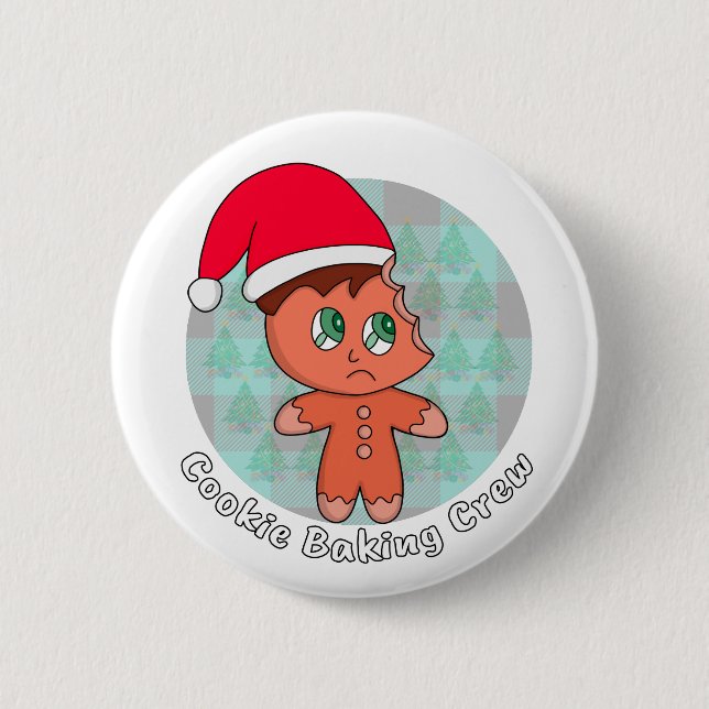 Cookie Baking Crew 6 Cm Round Badge (Front)