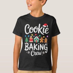 Cookie Baking Crew Christmas Chefs Festive Holiday T-Shirt