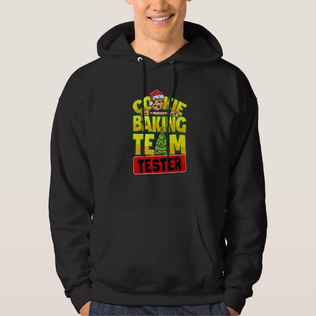 Cookie Baking Crew  Christmas Cookie Baking Team T Hoodie (Front)