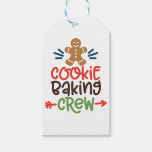 Cookie baking crew christmas  gift tags