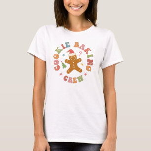 "Cookie Baking Crew" Christmas Holiday Women's T-Shirt