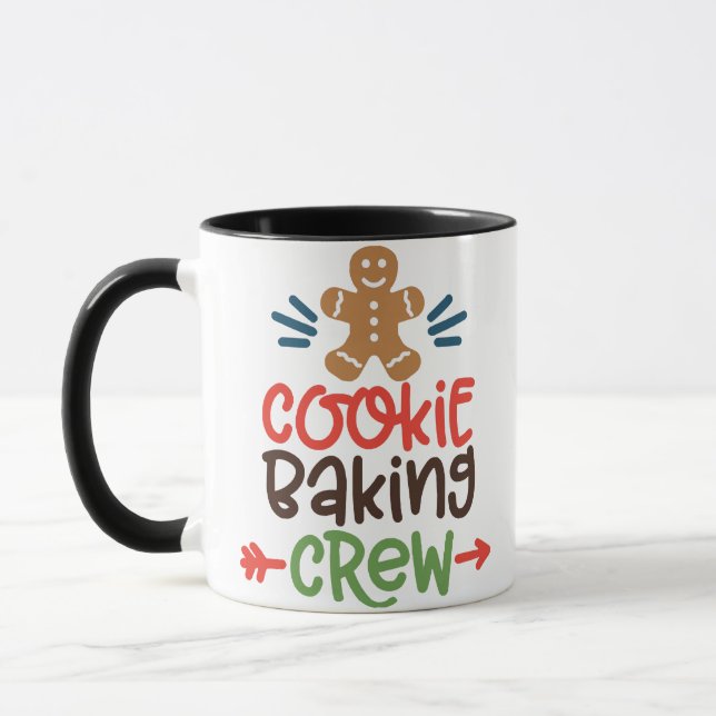 cookie baking crew christmas mug (Left)