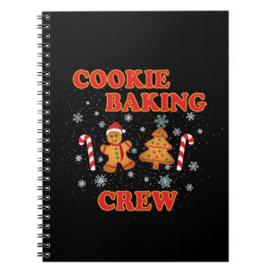 Cookie Baking Crew Christmas Notebook