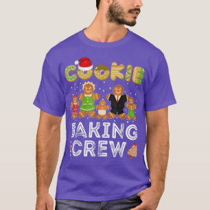 Cookie Baking Crew Christmas Santa Family Funny T-Shirt