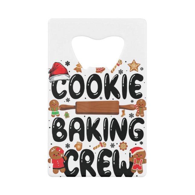 Cookie Baking Crew Christmas Santa Family Gingerbr (Front)