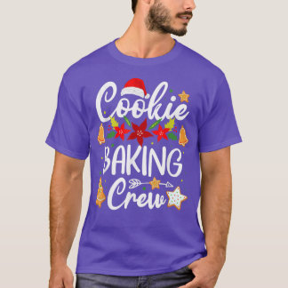 Cookie Baking Crew Christmas Santa Family Gingerbr T-Shirt