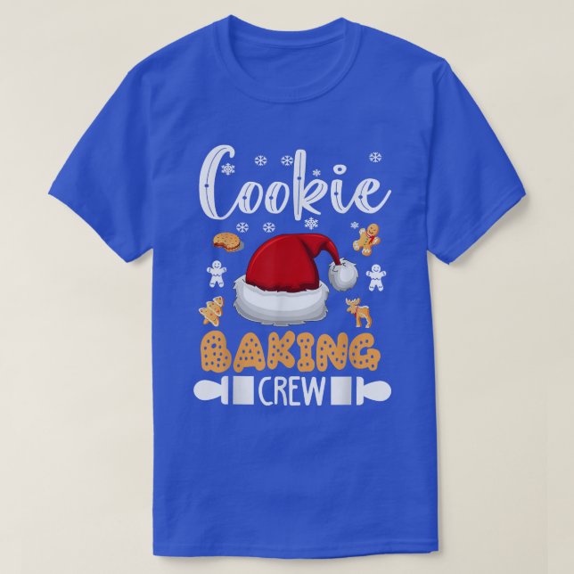 Cookie Baking Crew Christmas Santa Family Gingerbr T-Shirt (Design Front)