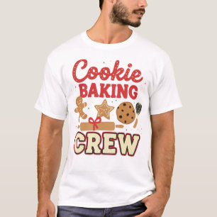 Cookie Baking Crew Christmas T-Shirt – Funny Holid