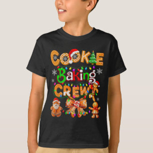 Cookie Baking Crew Cooking Coquette Bow Xmas Ginge T-Shirt