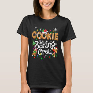 Cookie Baking Crew Cooking Lover Santa Xmas Ginger T-Shirt