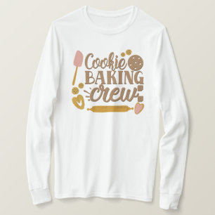 Cookie Baking Crew Cooking Utensils Christmas T-Shirt