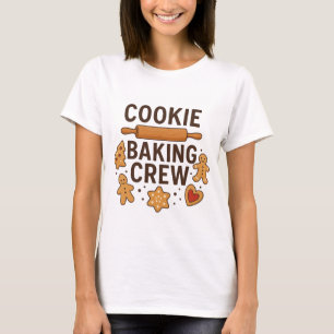 Cookie Baking Crew – Cute Gingerbread Holiday T-Shirt
