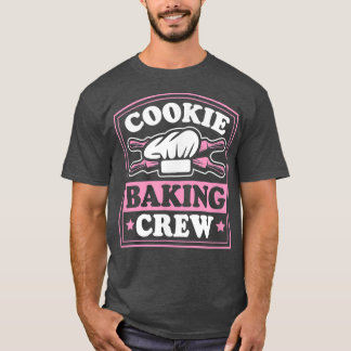 Cookie Baking Crew Cute Matching Baker Gingerbread T-Shirt