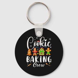 Cookie Baking Crew Family Christmas Gingerbread Te Key Ring