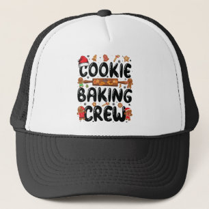 Cookie Baking Crew Family Christmas Gingerbread Te Trucker Hat