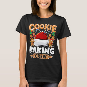 Cookie Baking Crew Funny Christmas Lights Gingerbr T-Shirt