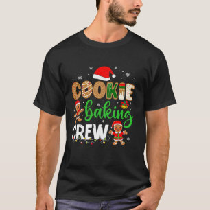 Cookie Baking Crew Funny Gingerbread Christmas Lon T-Shirt