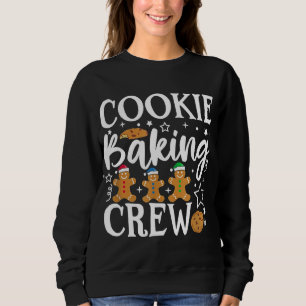 Cookie Baking Crew Funny Group Matching Christmas Sweatshirt