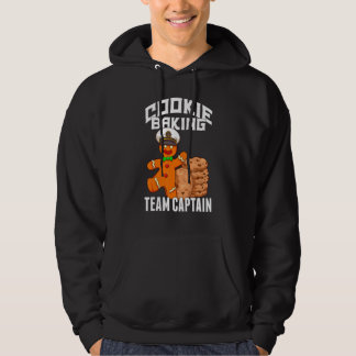 Cookie Baking Crew   Gingerbread Baking Team Capta Hoodie